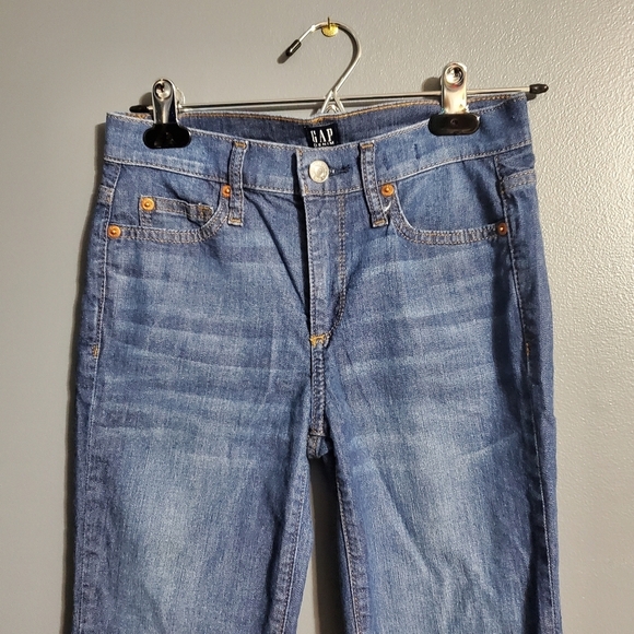 Gap Denim Jeans True Skinny Size 24 Medium Wash - Picture 2 of 5